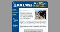 Desktop Screenshot of anitasrentals.com